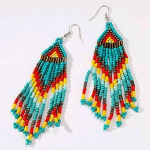 🍉5 for $25* Beaded Tassel Earrings